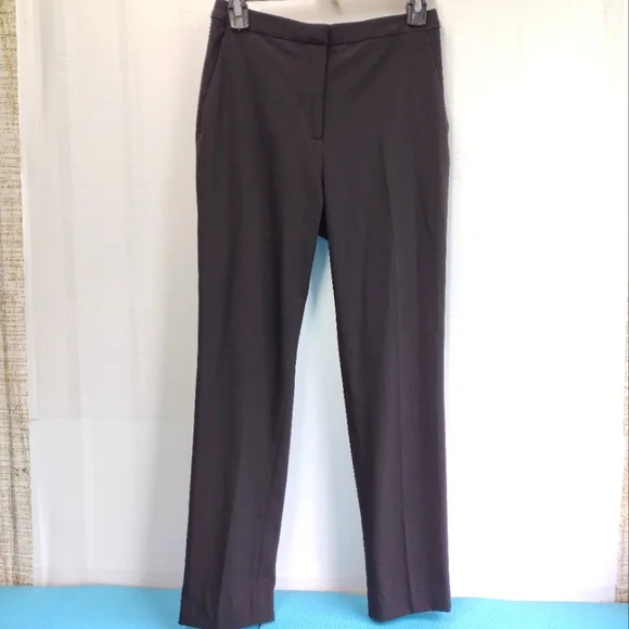 H&M | Pants & Jumpsuits | H M Womens Dress Straight Pants Black Size 2 |  Poshmark